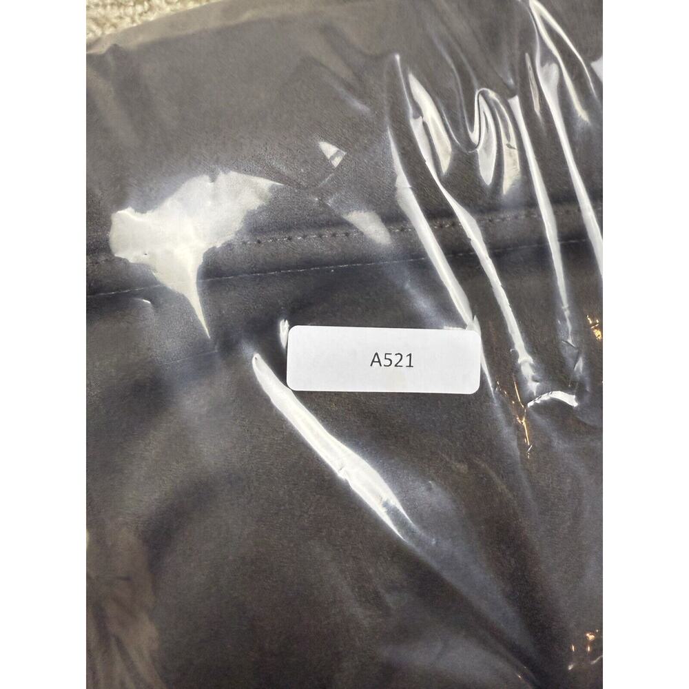 Andrew Marc Faux Suede Pants Medium Taupe Stretch Pull-On Minimalist Chic A521 - Picture 10 of 10